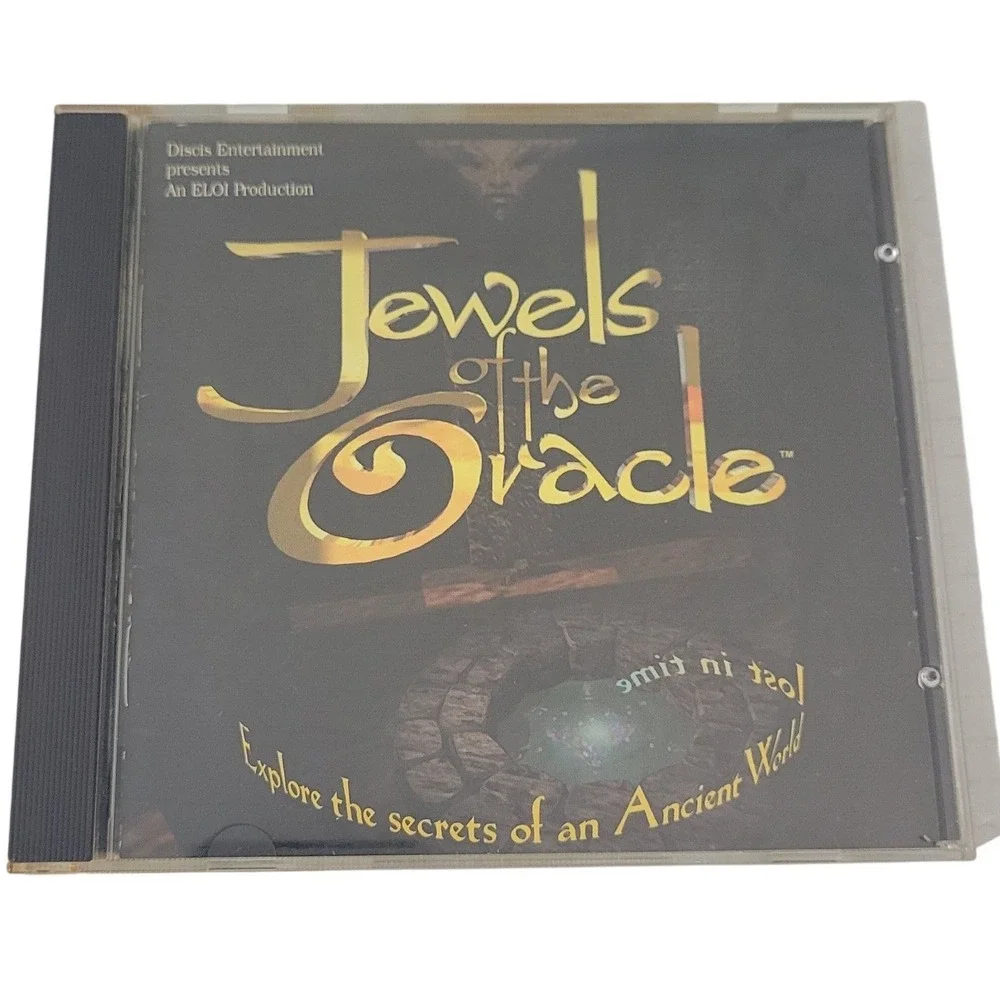 Jewels of the Oracle PC Mac 1995 Vintage Big‎ Box Style Puzzle Game Retro Discis